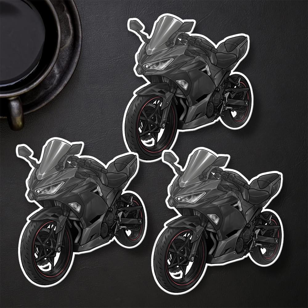Kawasaki Ninja 400 2021-22 Stickers - Set of 3 Motorcycle Decals for Riders