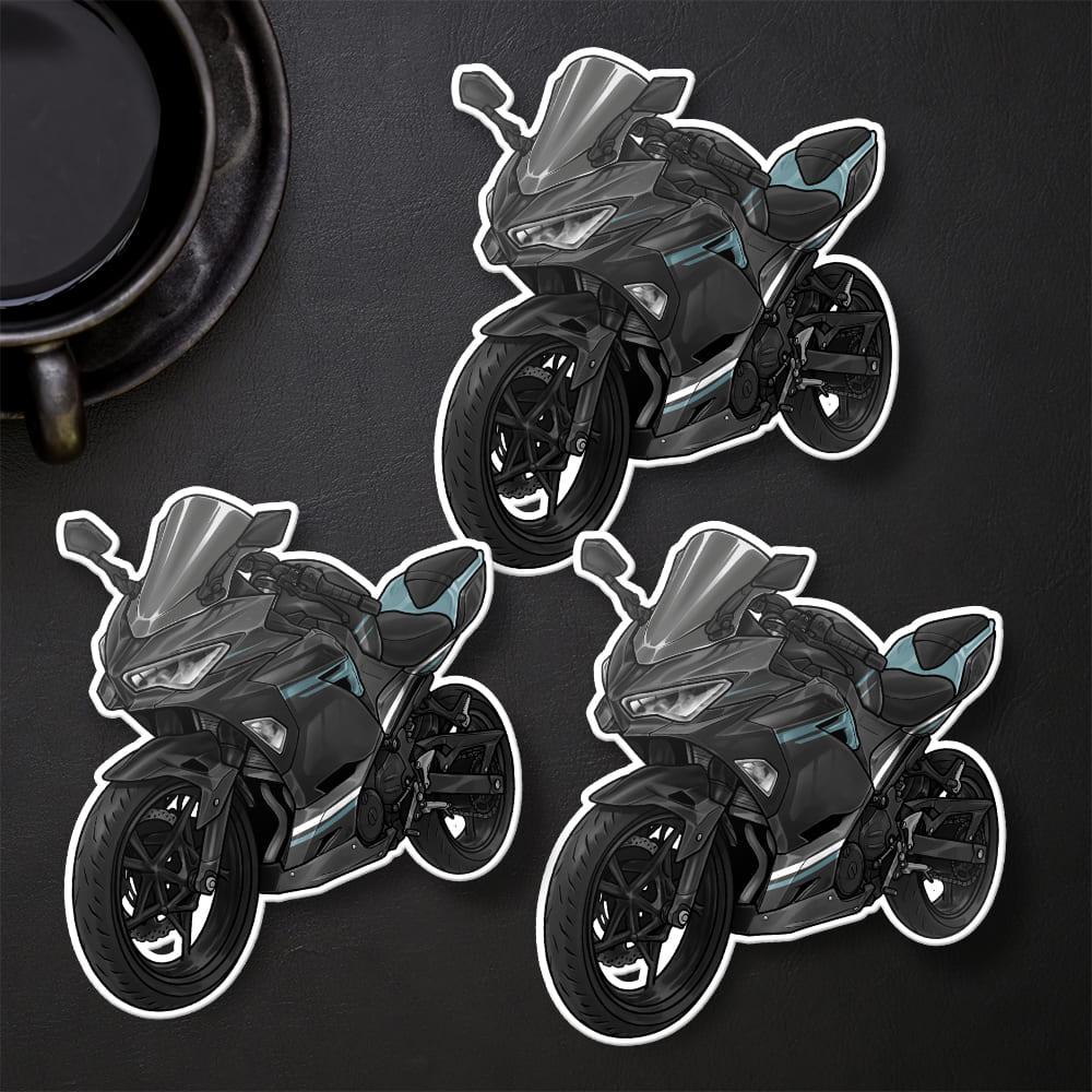 Kawasaki Ninja 400 2020-21 Stickers - Set of 3 Motorcycle Decals for Riders