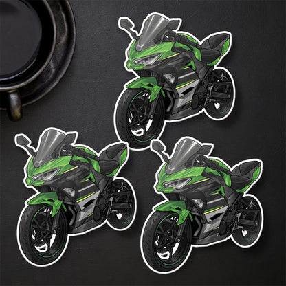 Kawasaki Ninja 400 2018-19 Stickers - Set of 3 Motorcycle Decals for Riders