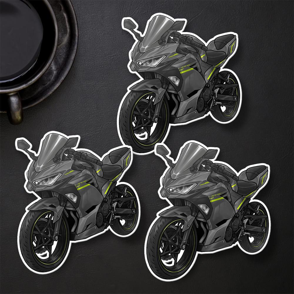 Kawasaki Ninja 400 2021-22 Stickers - Set of 3 Motorcycle Decals for Riders