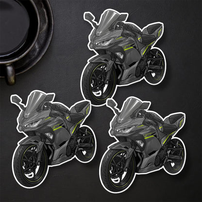 Kawasaki Ninja 400 2021-22 Stickers - Set of 3 Motorcycle Decals for Riders