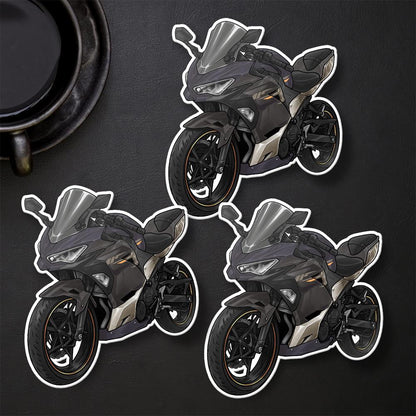 Kawasaki Ninja 400 2022-23 Stickers - Set of 3 Motorcycle Decals for Riders