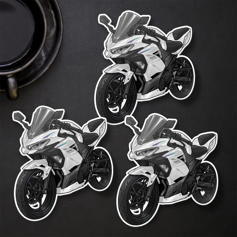 Kawasaki Ninja 400 2022-23 Stickers - Set of 3 Motorcycle Decals for Riders