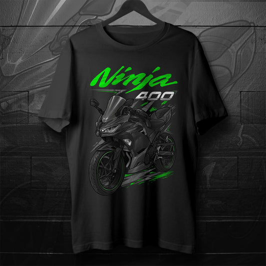 Kawasaki Ninja 400 2022-23 Inspired T-Shirt - Motorcycle Tee Shirt for Riders