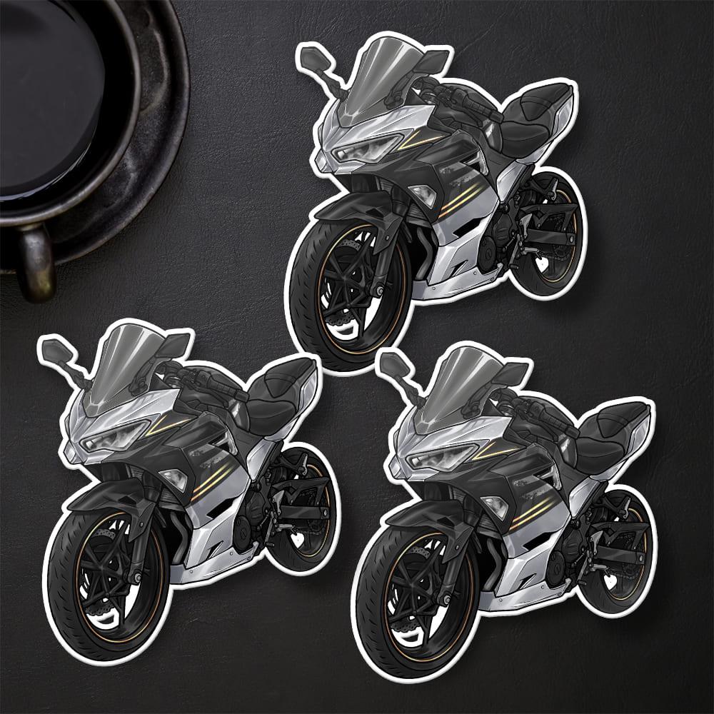 Kawasaki Ninja 400 2021-22 Stickers - Set of 3 Motorcycle Decals for Riders
