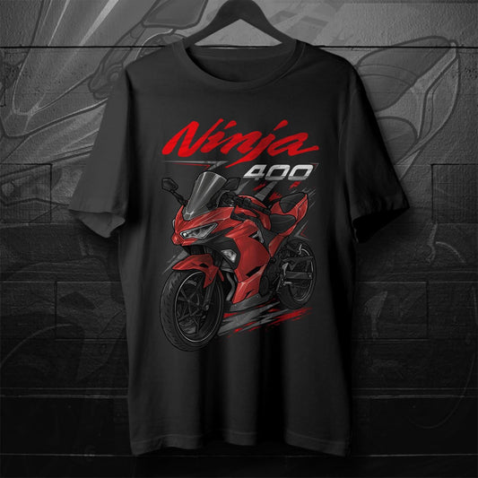 Kawasaki Ninja 400 2021-22 Inspired T-Shirt - Motorcycle Tee Shirt for Riders