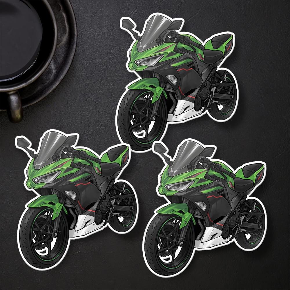 Kawasaki Ninja 400 2021-22 Stickers - Set of 3 Motorcycle Decals for Riders