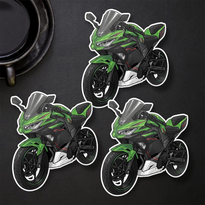 Kawasaki Ninja 400 2021-22 Stickers - Set of 3 Motorcycle Decals for Riders