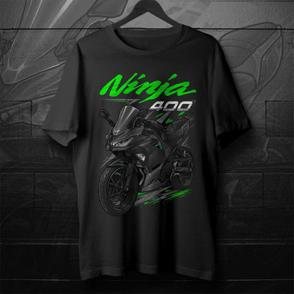 Kawasaki Ninja 400 2022-23 Inspired T-Shirt - Motorcycle Tee Shirt for Riders