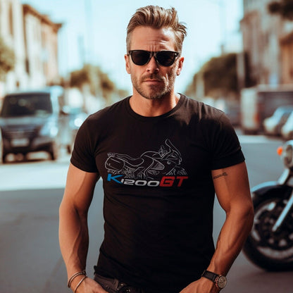 BMW K1200GT T-Shirt - Motorcycle Tee Shirt for Motorrad Riders