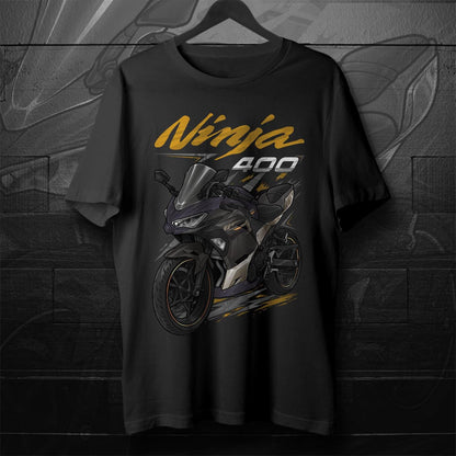 Kawasaki Ninja 400 2022-23 Inspired T-Shirt - Motorcycle Tee Shirt for Riders