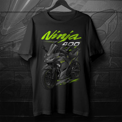 Kawasaki Ninja 400 2021-22 Inspired T-Shirt - Motorcycle Tee Shirt for Riders