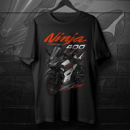 Kawasaki Ninja 400 2020-21 Inspired T-Shirt - Motorcycle Tee Shirt for Riders