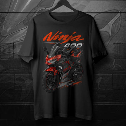 Kawasaki Ninja 400 2021-22 Inspired T-Shirt - Motorcycle Tee Shirt for Riders