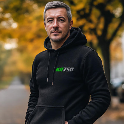 Kawasaki KR750 Naked 1975 - 1979 Inspired Hoodie - Motorcycle Sweatshirt for Riders