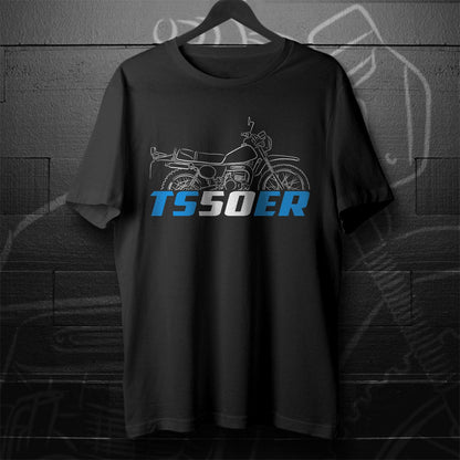 Suzuki TS50 | ER | X & Gaucho Inspired T-Shirt - Motorcycle Tee Shirt for Riders
