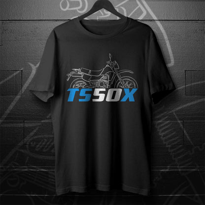 Suzuki TS50 | ER | X & Gaucho Inspired T-Shirt - Motorcycle Tee Shirt for Riders
