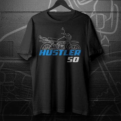 Suzuki Hustler 50 Inspired T-Shirt - Motorcycle Tee Shirt for Riders