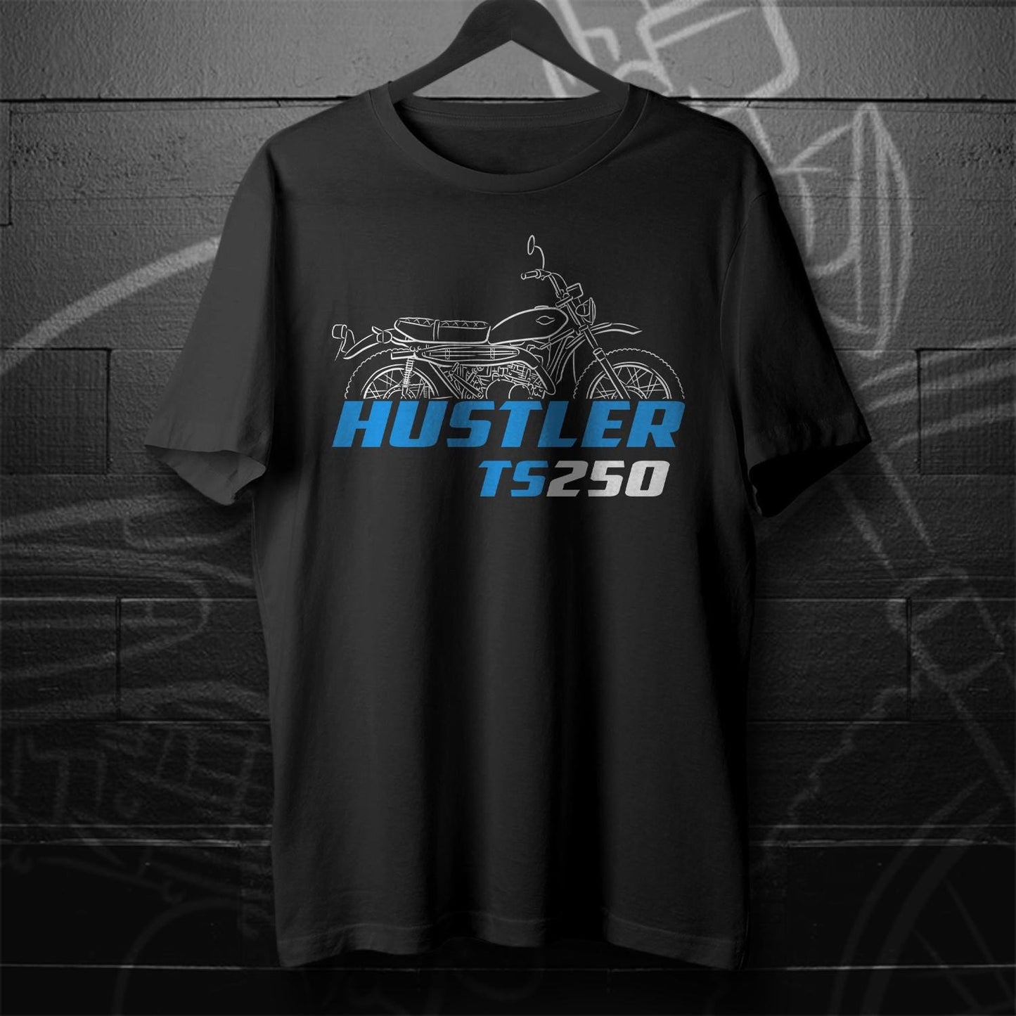 Suzuki TS250 | X | ER | Savage & Hustler Inspired T-Shirt - Motorcycle Tee Shirt for Riders