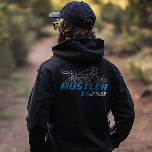 Suzuki TS250 | X | ER | Savage & Hustler Inspired Hoodie - Motorcycle Sweatshirt for Riders