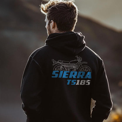 Suzuki TS 185 Sierra & ER Inspired Hoodie - Motorcycle Sweatshirt for Riders