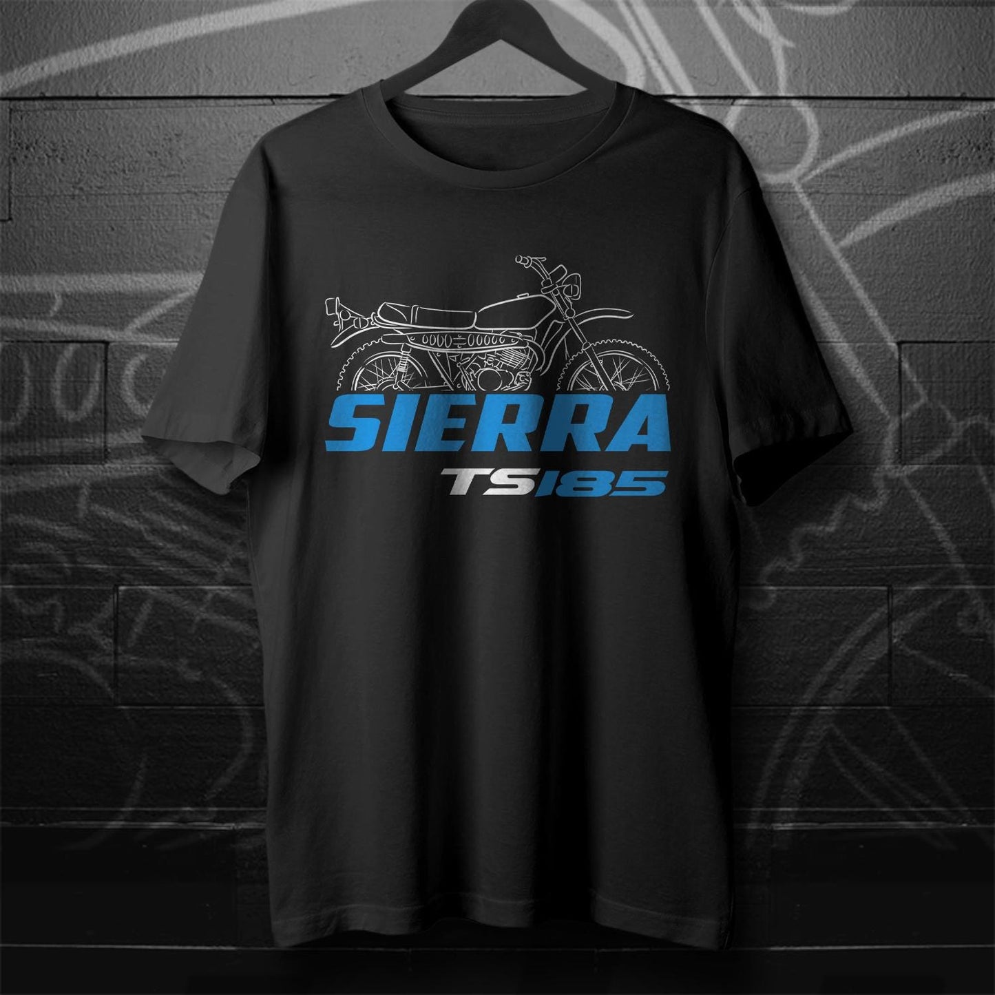 Suzuki TS 185 Sierra & ER Inspired T-Shirt - Motorcycle Tee Shirt for Riders