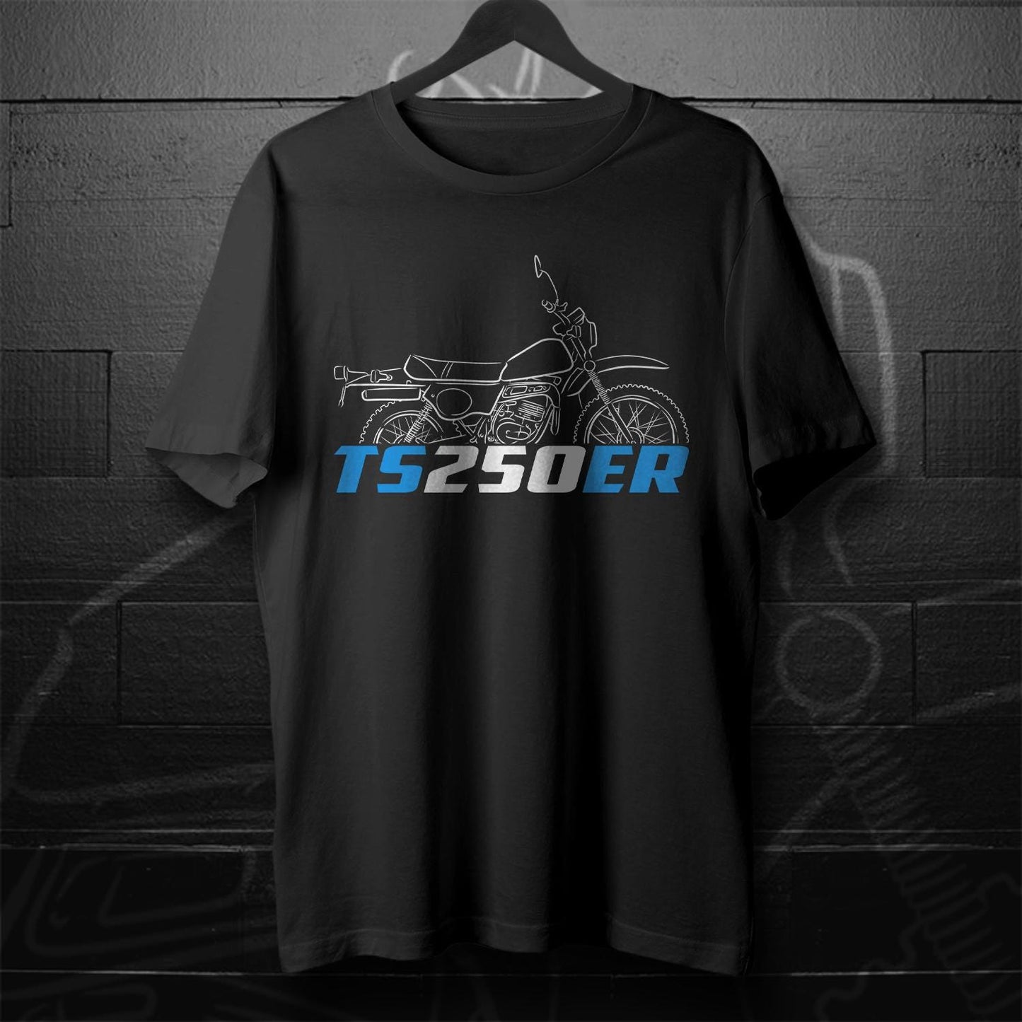 Suzuki TS250 | X | ER | Savage & Hustler Inspired T-Shirt - Motorcycle Tee Shirt for Riders
