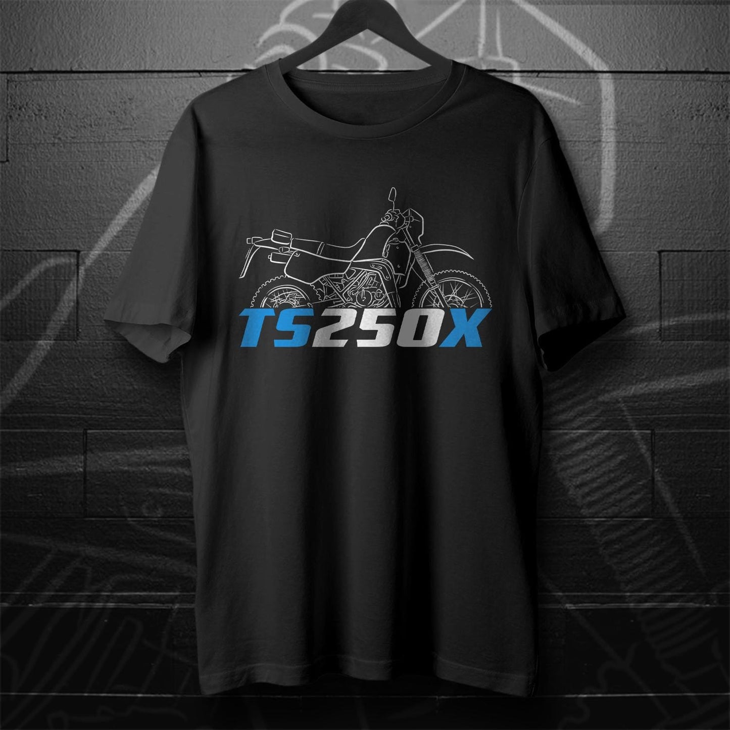 Suzuki TS250 | X | ER | Savage & Hustler Inspired T-Shirt - Motorcycle Tee Shirt for Riders