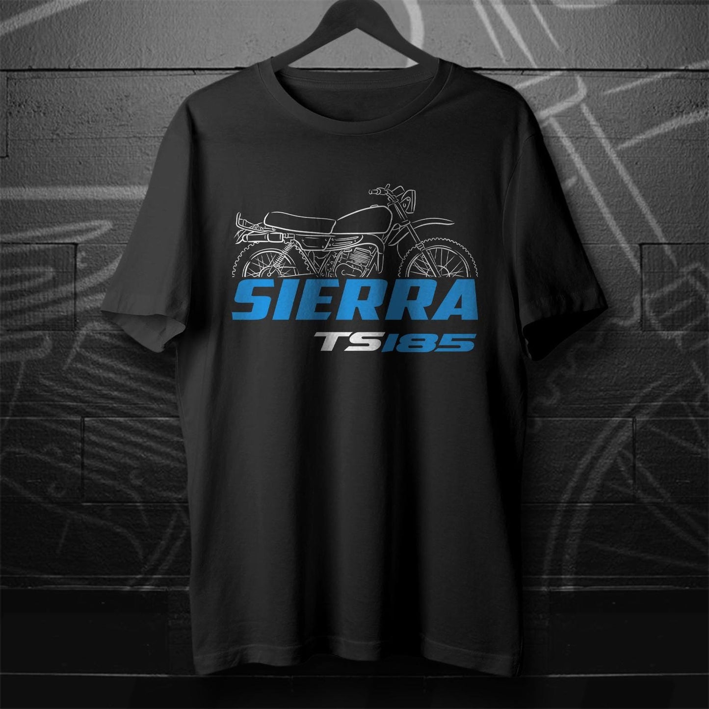 Suzuki TS 185 Sierra & ER Inspired T-Shirt - Motorcycle Tee Shirt for Riders