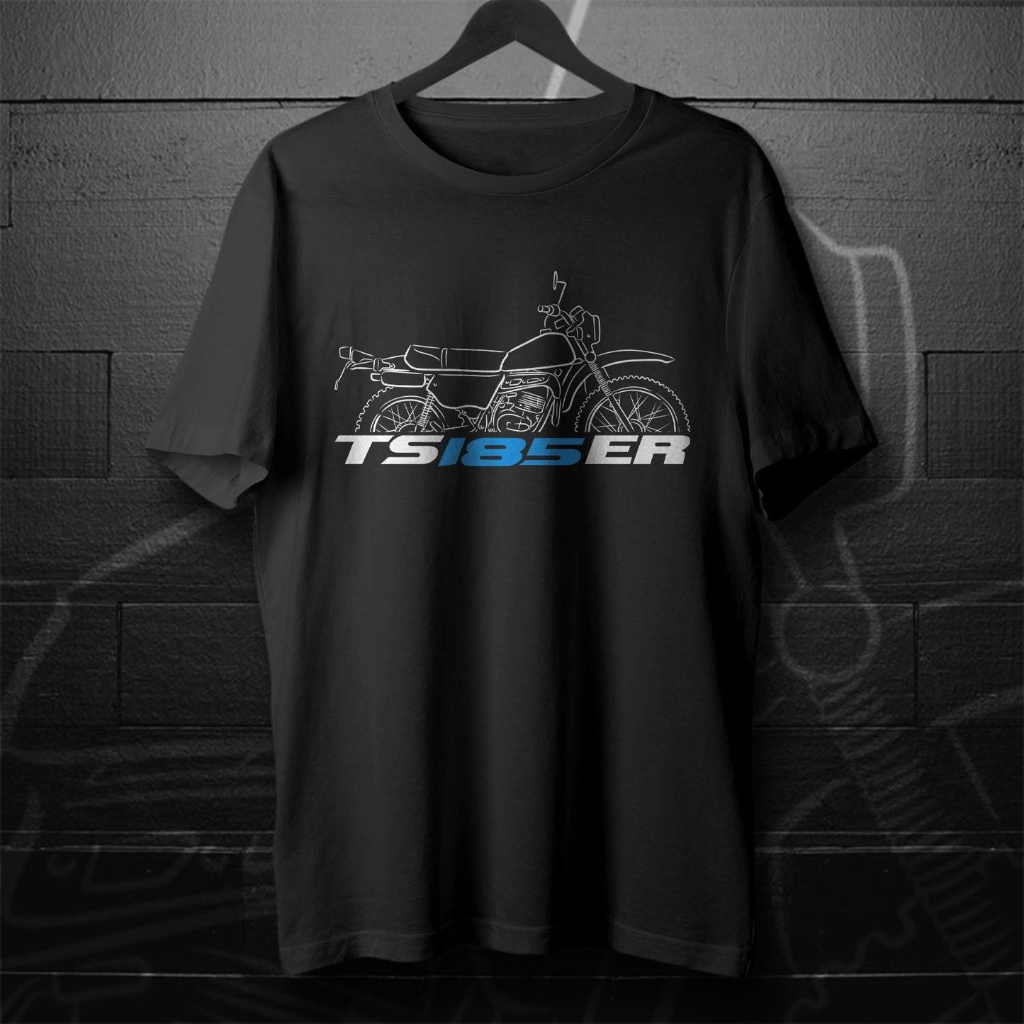 Suzuki TS 185 Sierra & ER Inspired T-Shirt - Motorcycle Tee Shirt for Riders