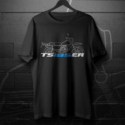 Suzuki TS 185 Sierra & ER Inspired T-Shirt - Motorcycle Tee Shirt for Riders