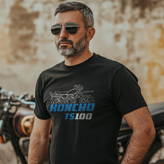 Suzuki TS100 Honcho & ER Inspired T-Shirt - Motorcycle Tee Shirt for Riders