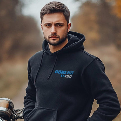 Suzuki TS100 Honcho & ER Inspired Hoodie - Motorcycle Sweatshirt for Riders