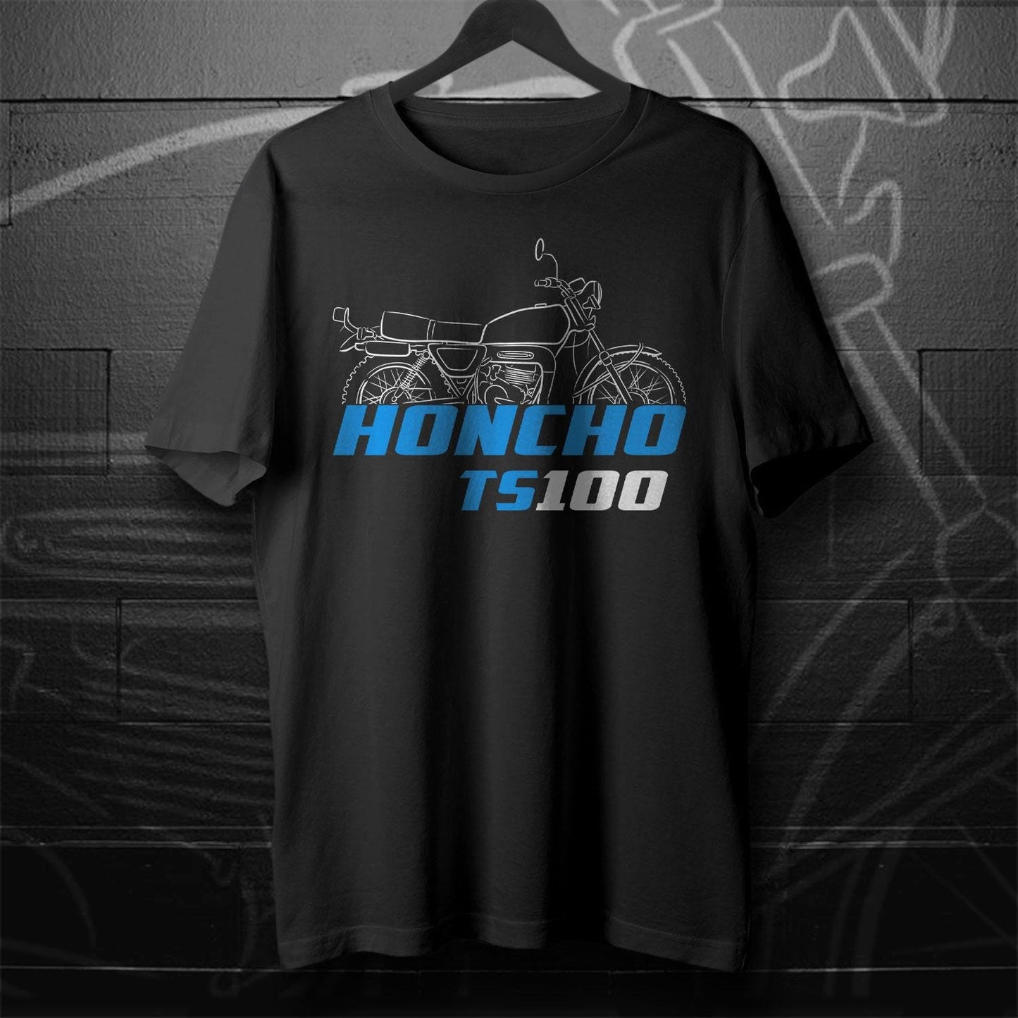 Suzuki TS100 Honcho & ER Inspired T-Shirt - Motorcycle Tee Shirt for Riders