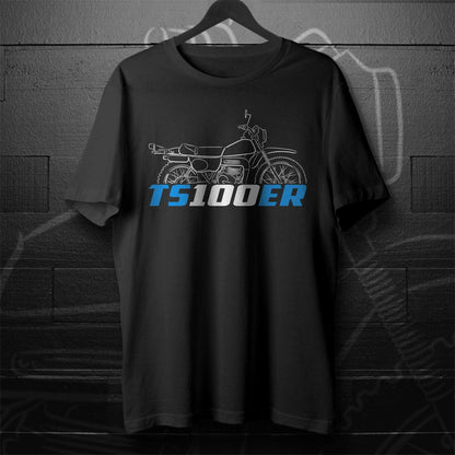 Suzuki TS100 Honcho & ER Inspired T-Shirt - Motorcycle Tee Shirt for Riders