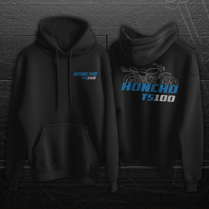 Suzuki TS100 Honcho & ER Inspired Hoodie - Motorcycle Sweatshirt for Riders