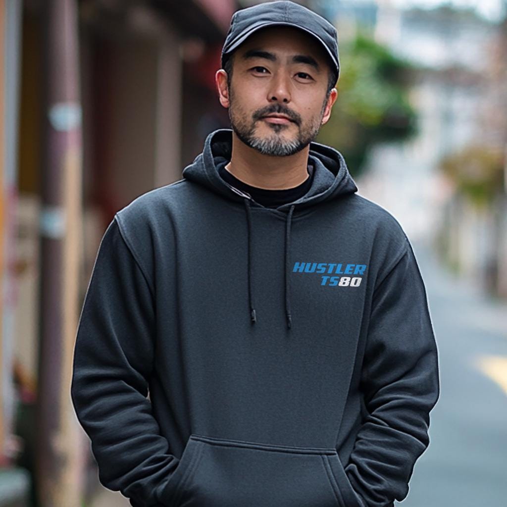 Suzuki TS80 Hustler & ER Inspired Hoodie - Motorcycle Sweatshirt for Riders