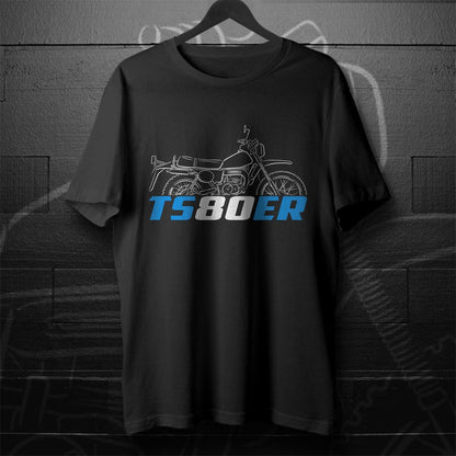 Suzuki TS80 Hustler & ER Inspired T-Shirt - Motorcycle Tee Shirt for Riders