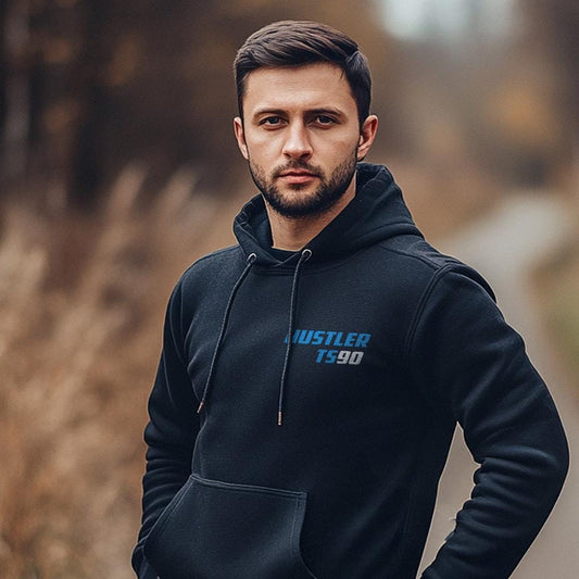 Suzuki TS90 Hustler & MX Inspired Hoodie - Motorcycle Sweatshirt for Riders