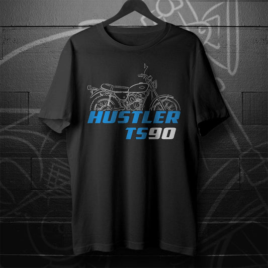 Suzuki TS90 Hustler & MX Inspired T-Shirt - Motorcycle Tee Shirt for Riders
