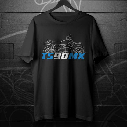 Suzuki TS90 Hustler & MX Inspired T-Shirt - Motorcycle Tee Shirt for Riders