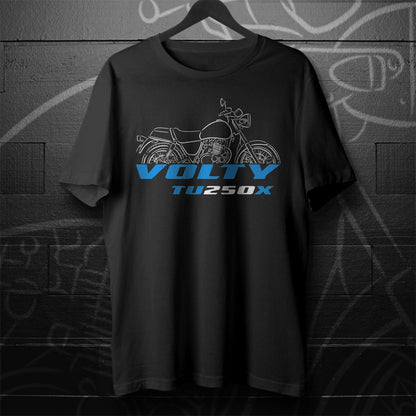 Suzuki TU250 G GB X Volty Inspired T-Shirt - Motorcycle Tee Shirt for Riders