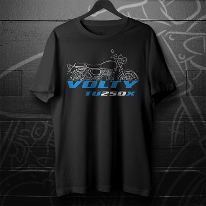 Suzuki TU250 G GB X Volty Inspired T-Shirt - Motorcycle Tee Shirt for Riders
