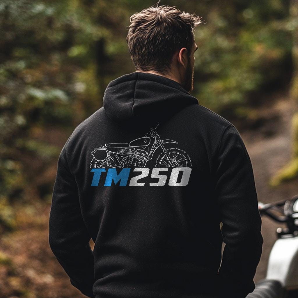 Suzuki TM250 Inspired Hoodie - Motorcycle Sweatshirt for Riders