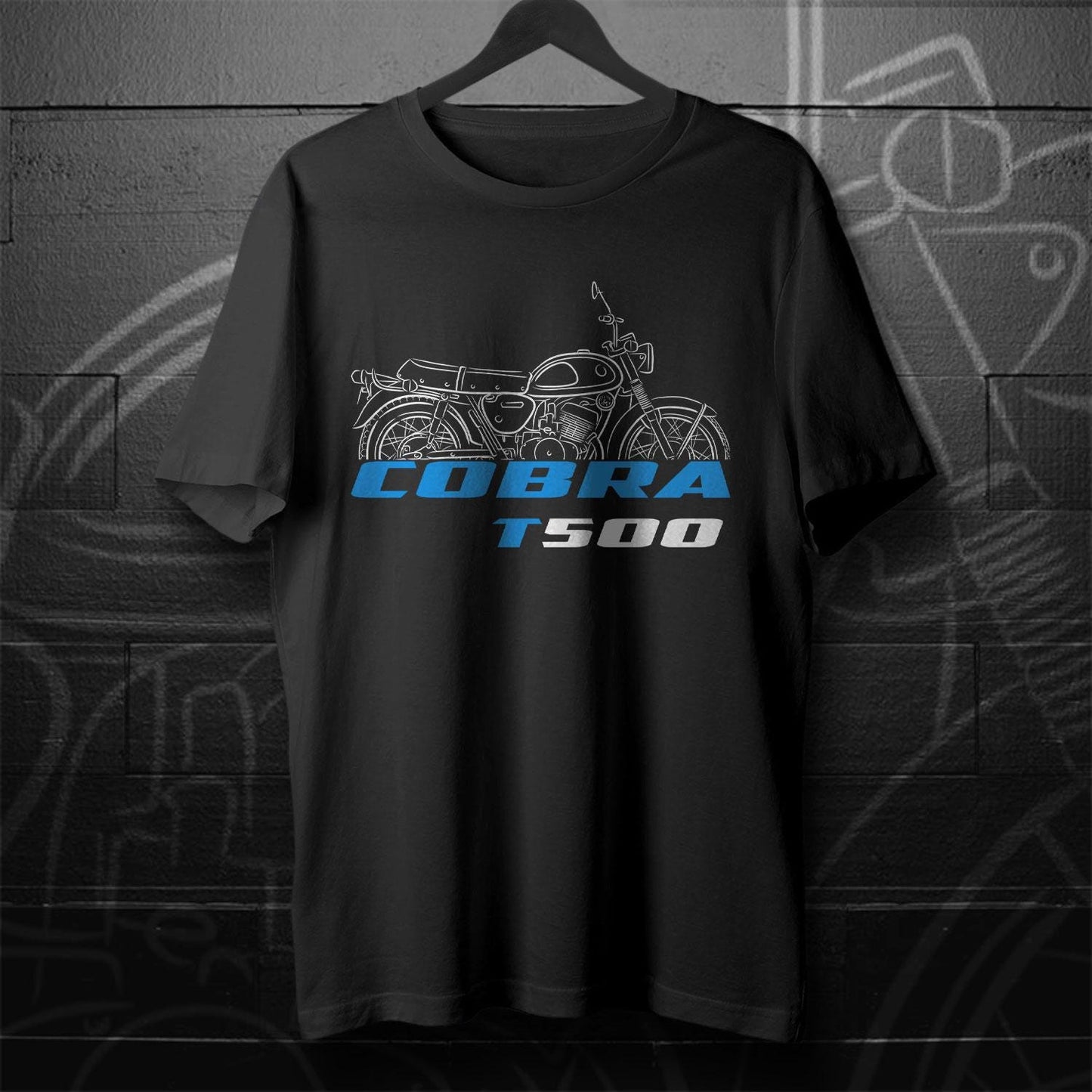 Suzuki T500 J K L M R Cobra & Titan Inspired T-Shirt - Motorcycle Tee Shirt for Riders