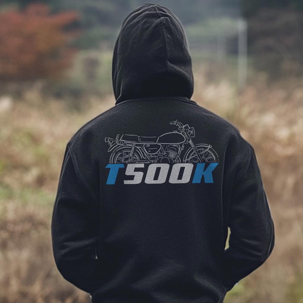 Suzuki T500 J K L M R Cobra & Titan Inspired Hoodie - Motorcycle Sweatshirt for Riders