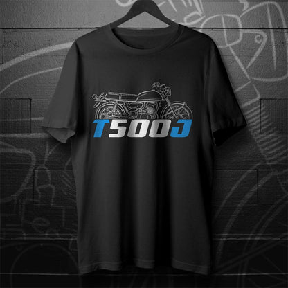 Suzuki T500 J K L M R Cobra & Titan Inspired T-Shirt - Motorcycle Tee Shirt for Riders