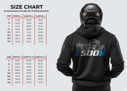 Suzuki T500 J K L M R Cobra & Titan Inspired Hoodie - Motorcycle Sweatshirt for Riders