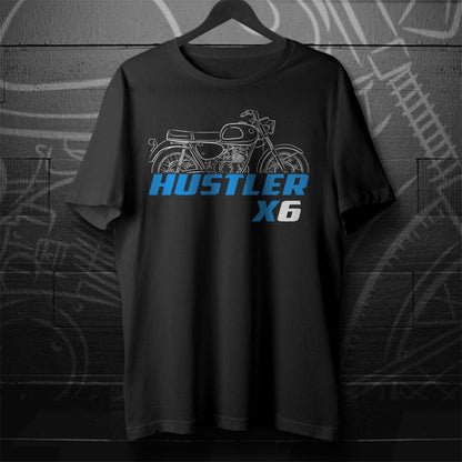 Suzuki T20 Super Six & X6 Hustler Inspired T-Shirt - Motorcycle Tee Shirt for Riders