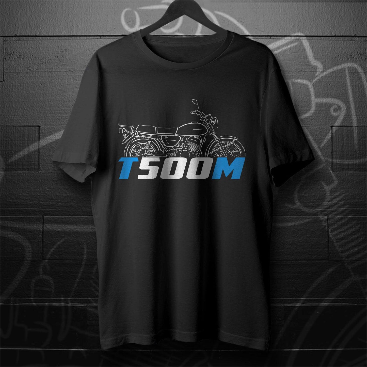 Suzuki T500 J K L M R Cobra & Titan Inspired T-Shirt - Motorcycle Tee Shirt for Riders